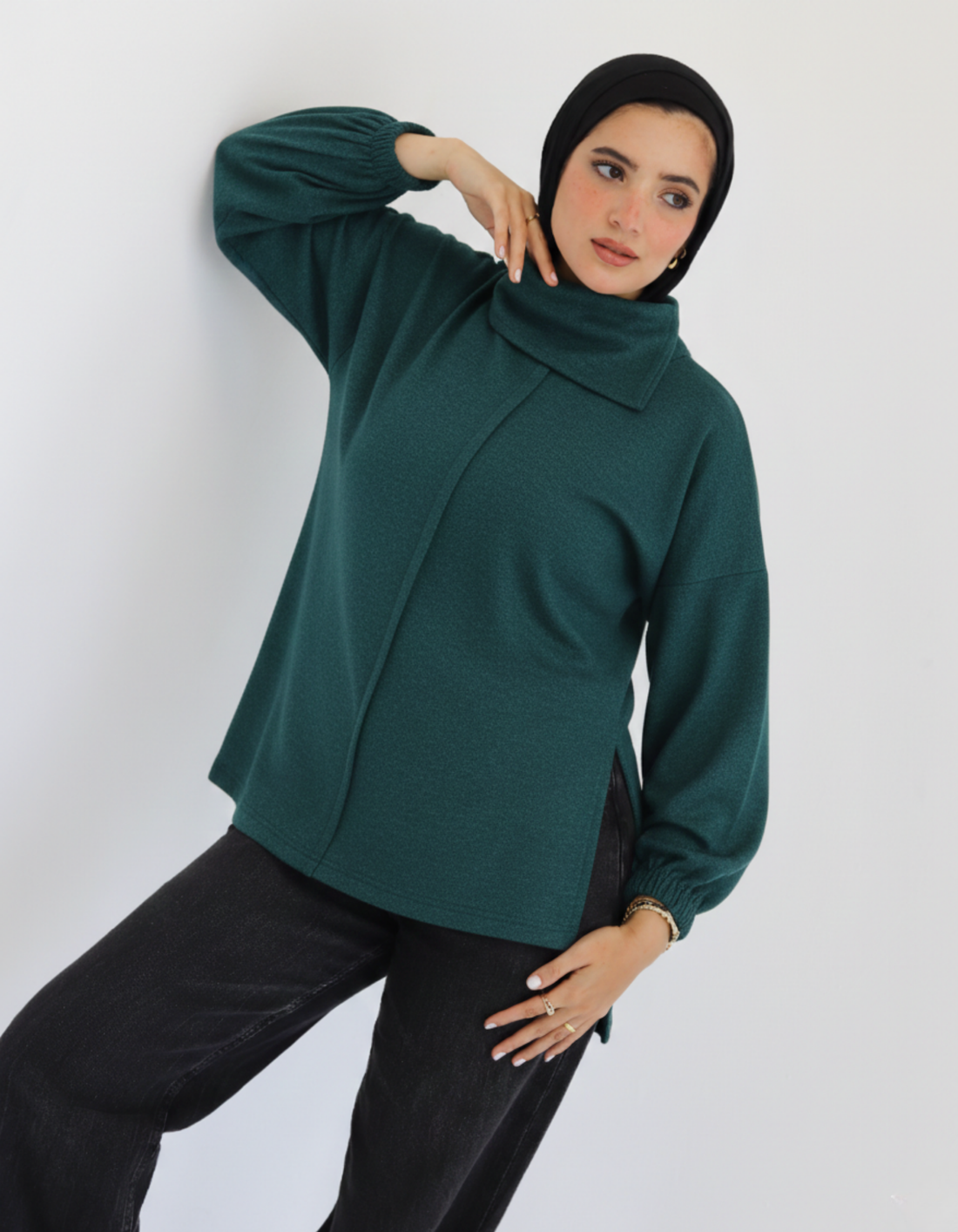all-in jumper Turquoise