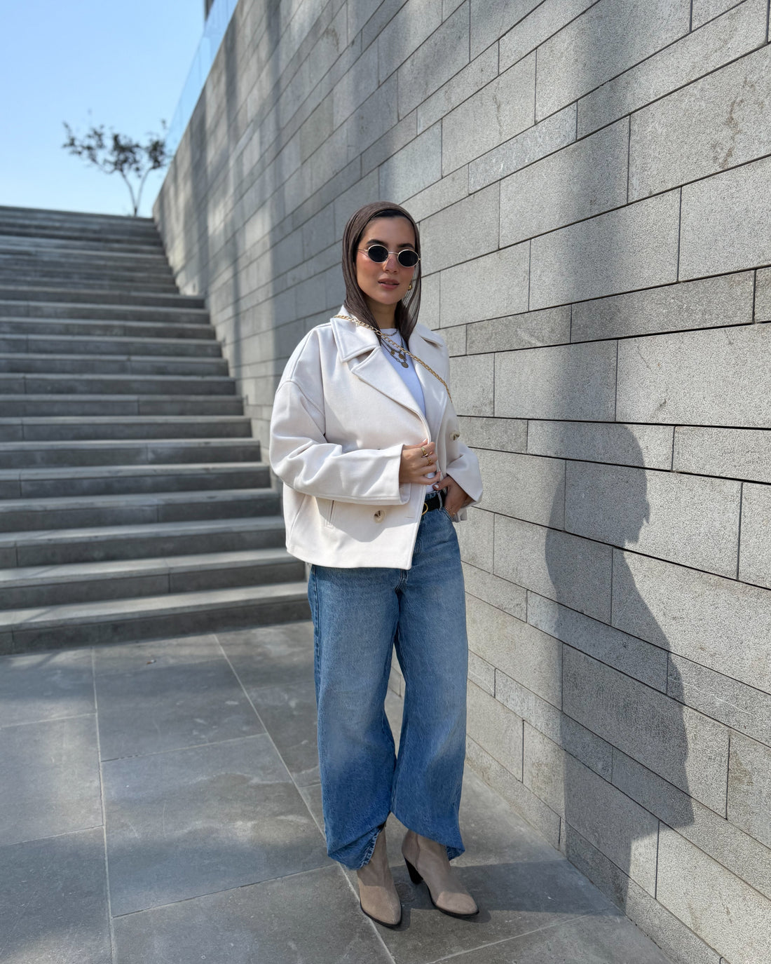 Fairy line jacket -off white