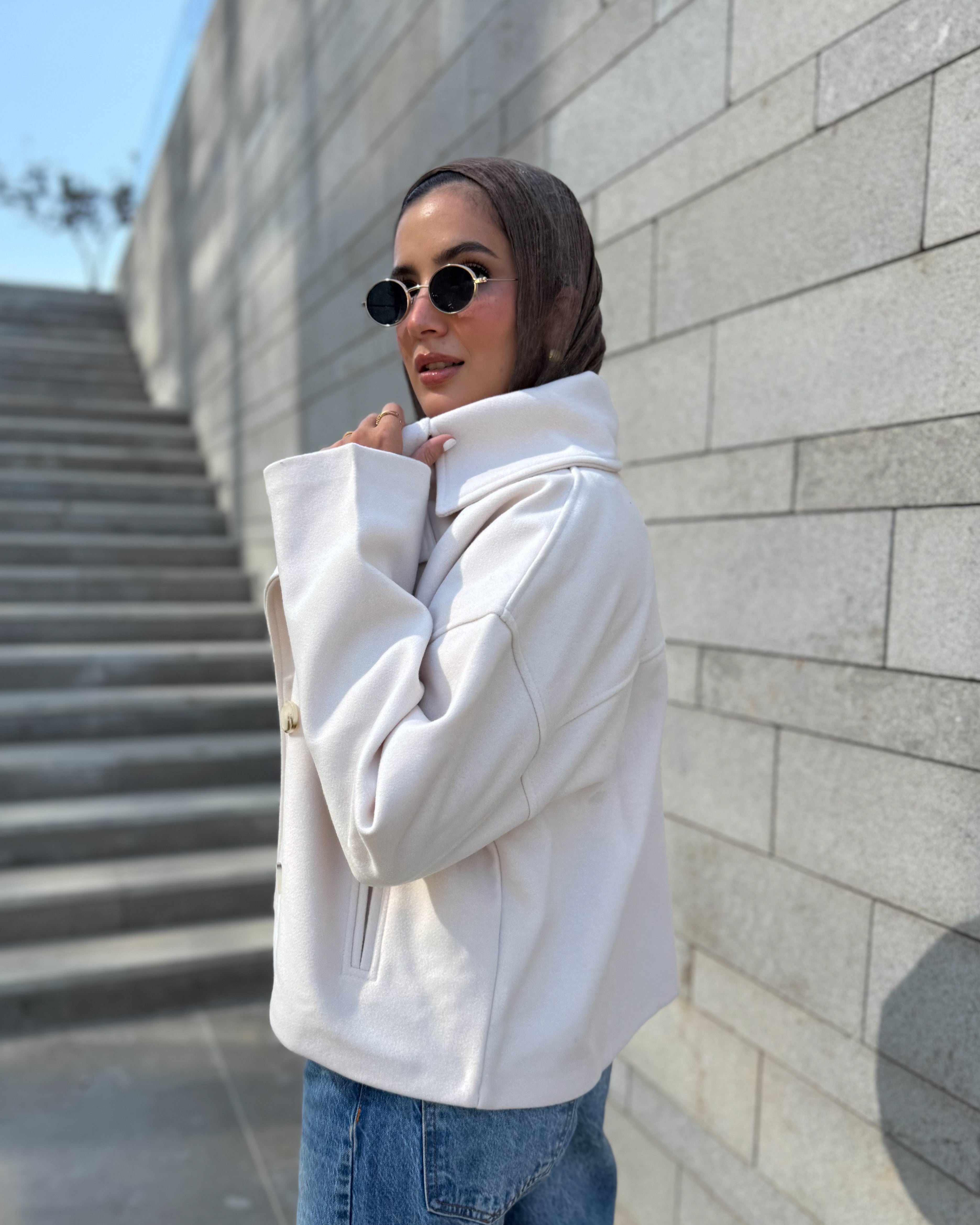 Fairy line jacket -off white