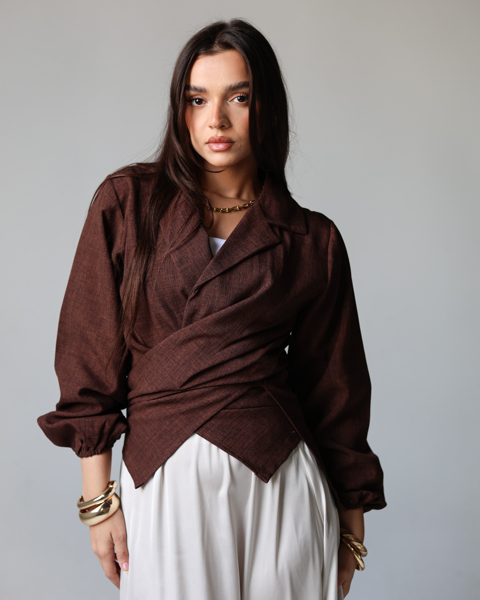 Wrapped Blouse