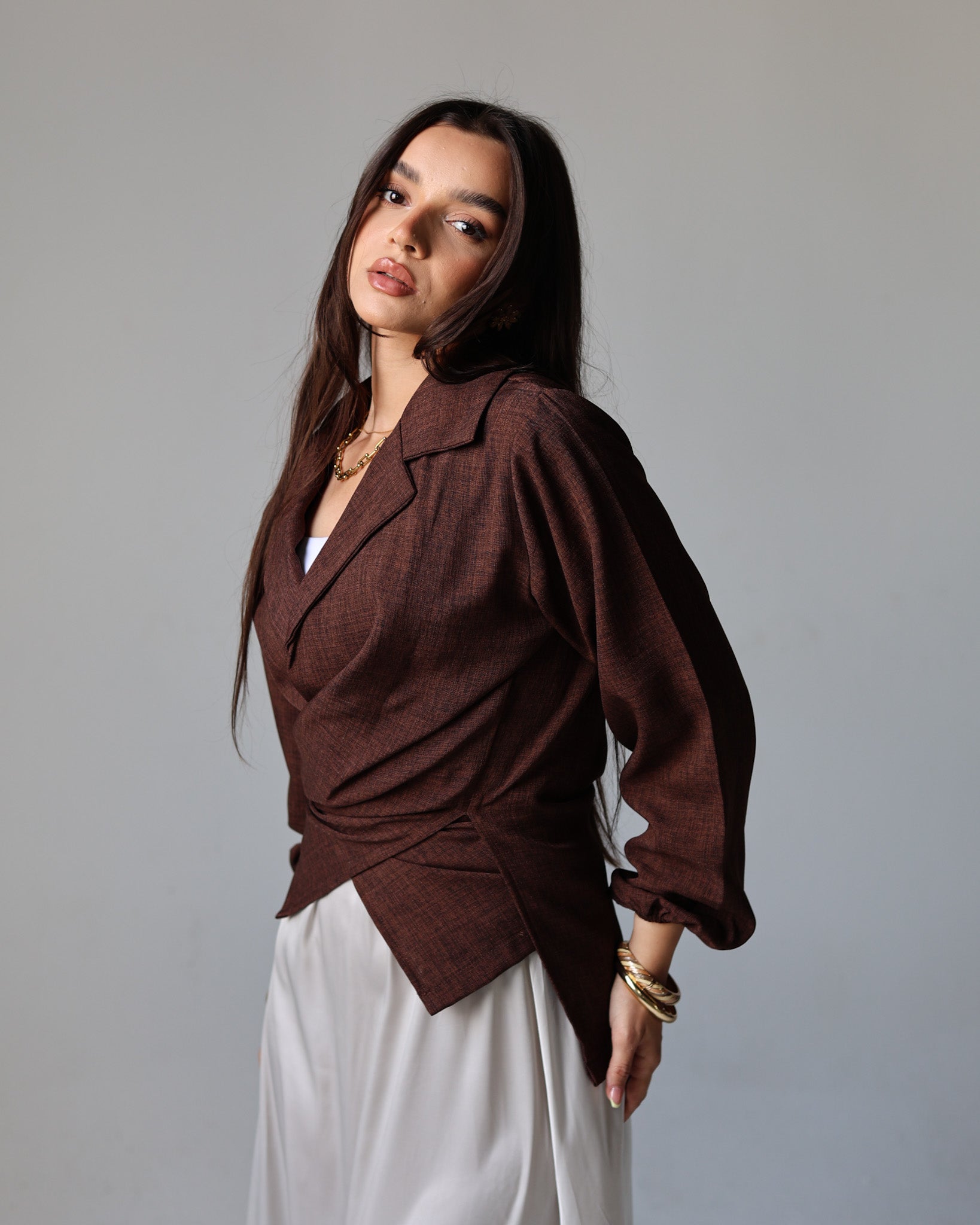 Wrapped Blouse