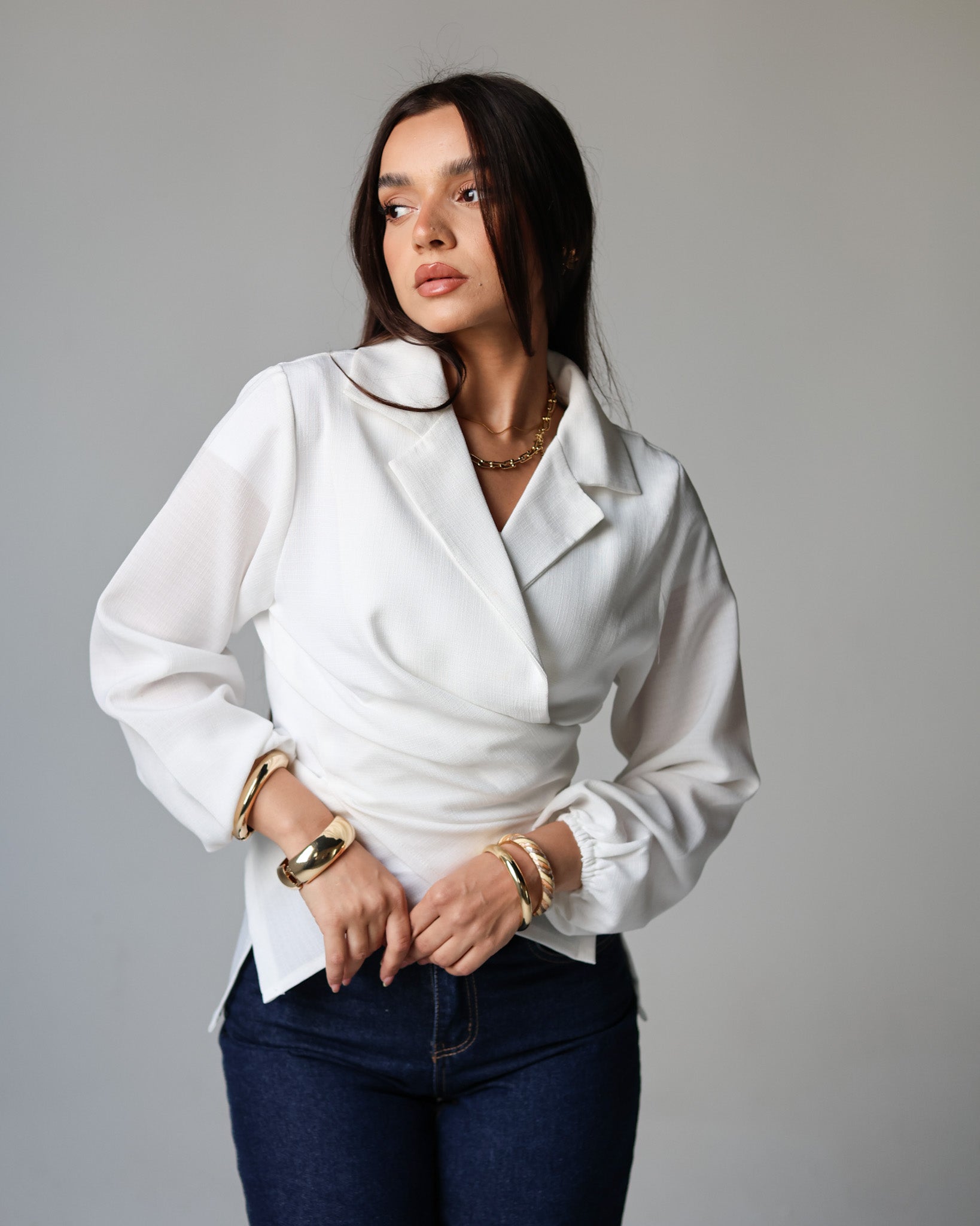 Wrapped Blouse