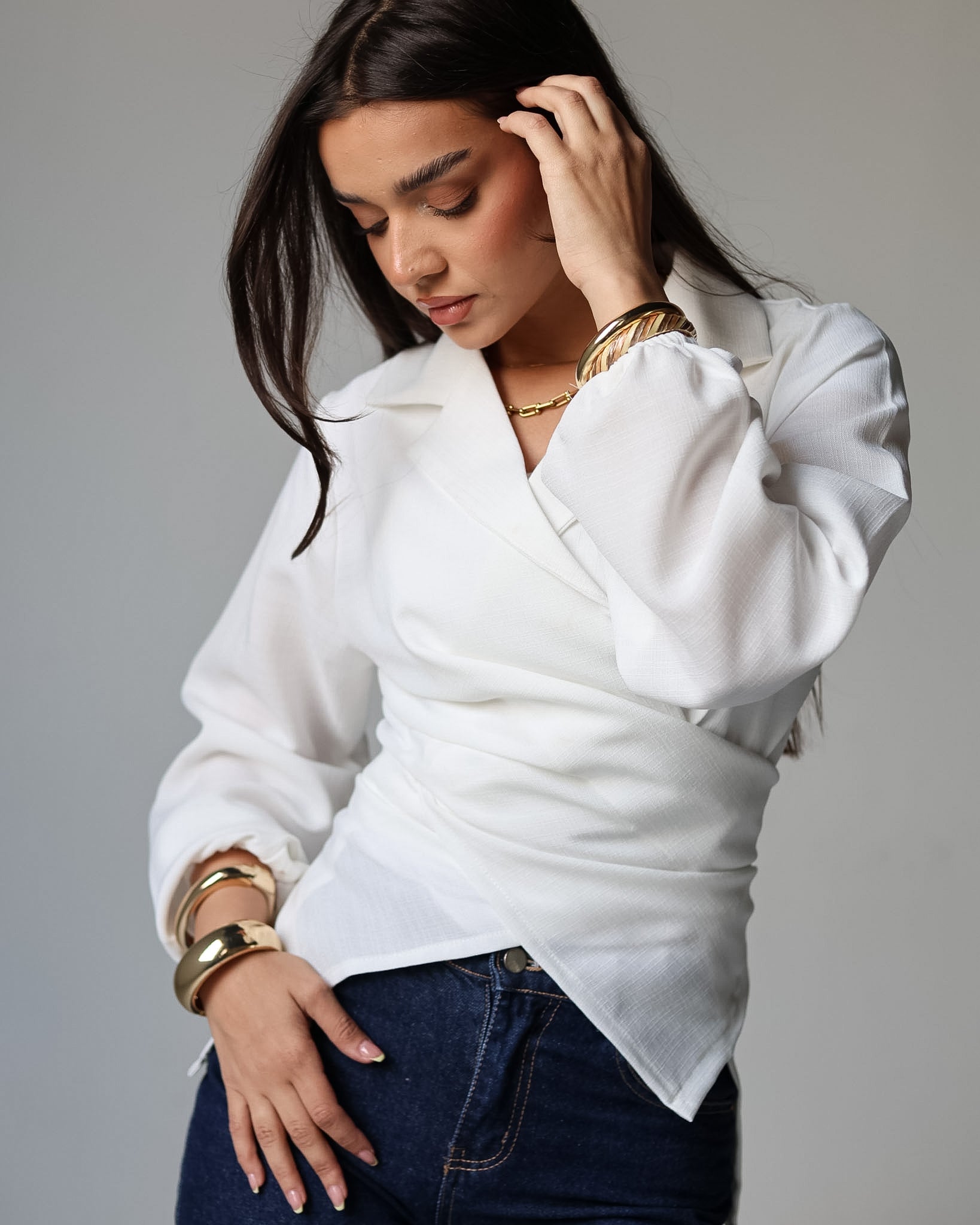 Wrapped Blouse