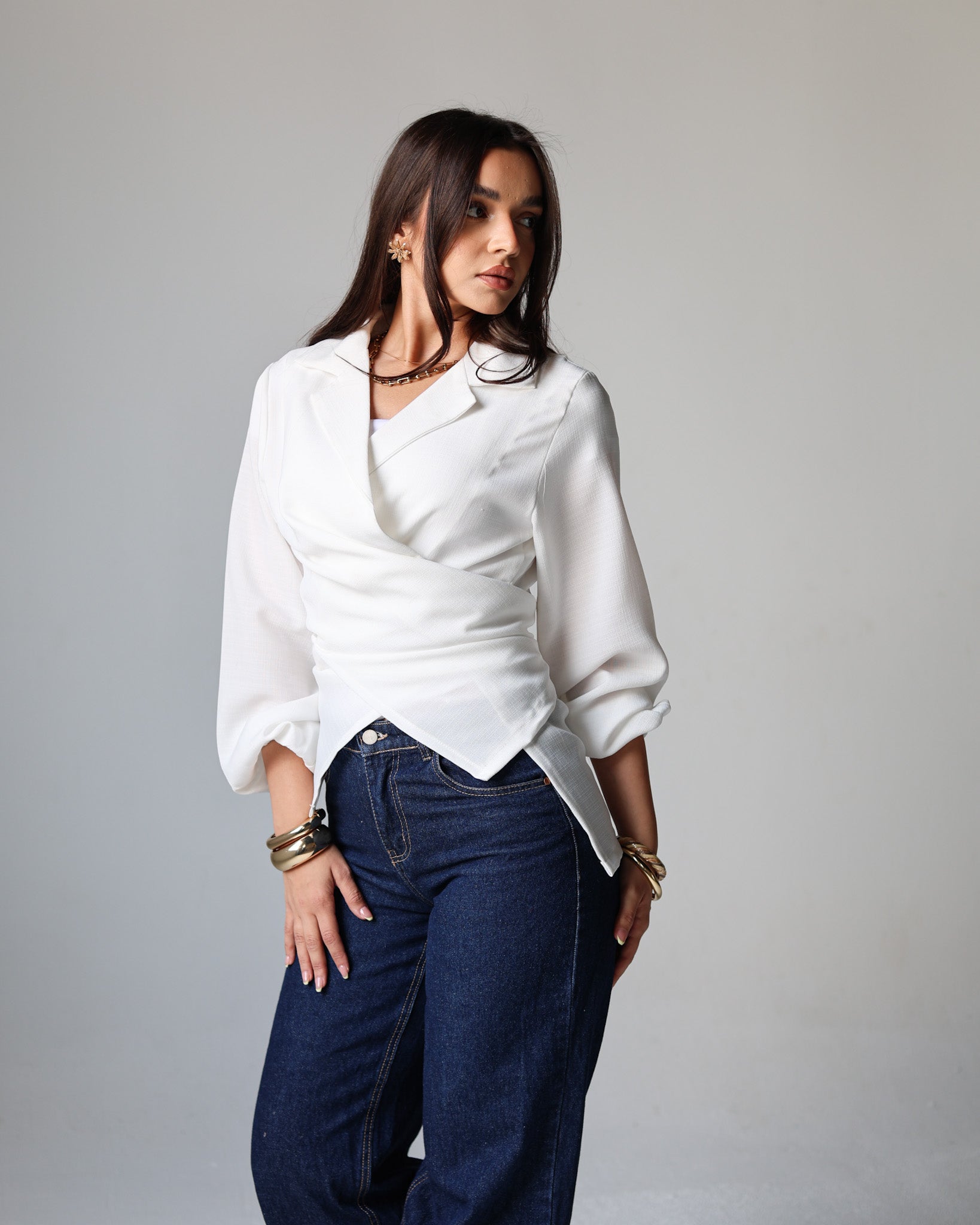 Wrapped Blouse