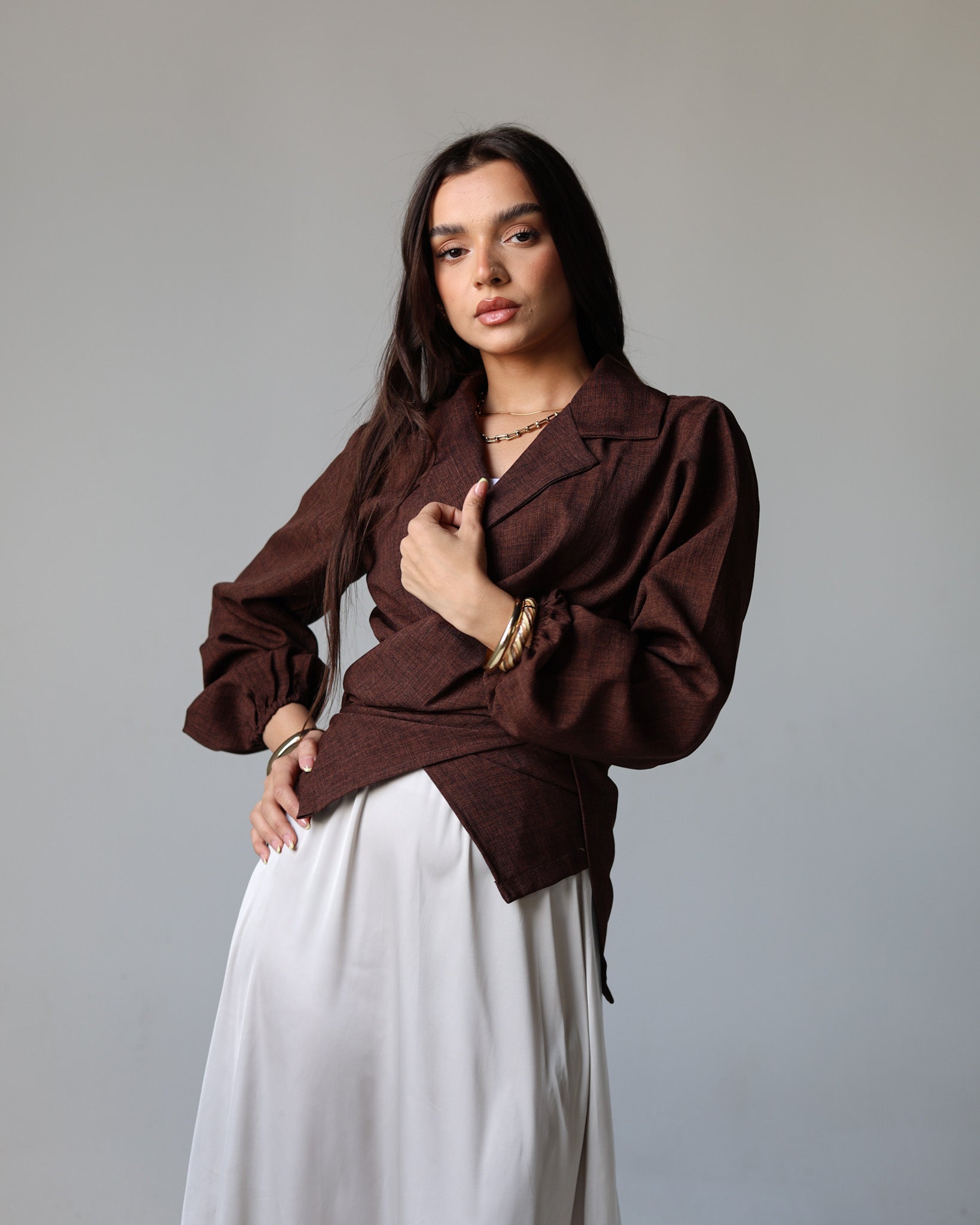 Wrapped Blouse