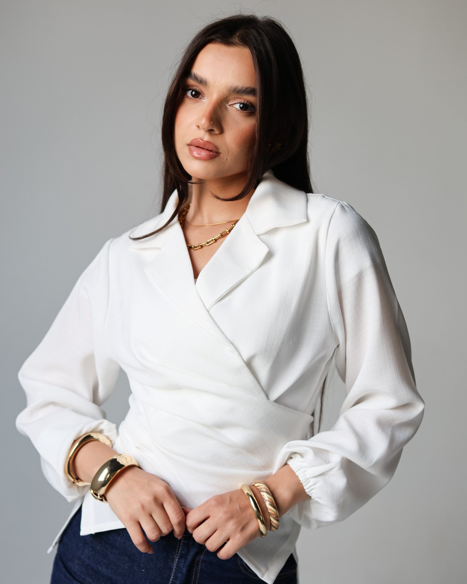 Wrapped Blouse
