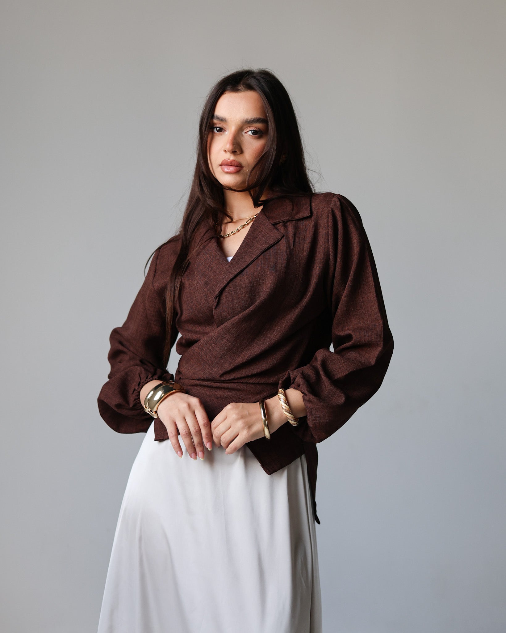 Wrapped Blouse