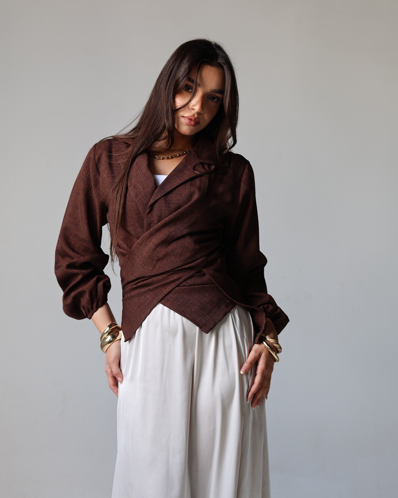 Wrapped Blouse