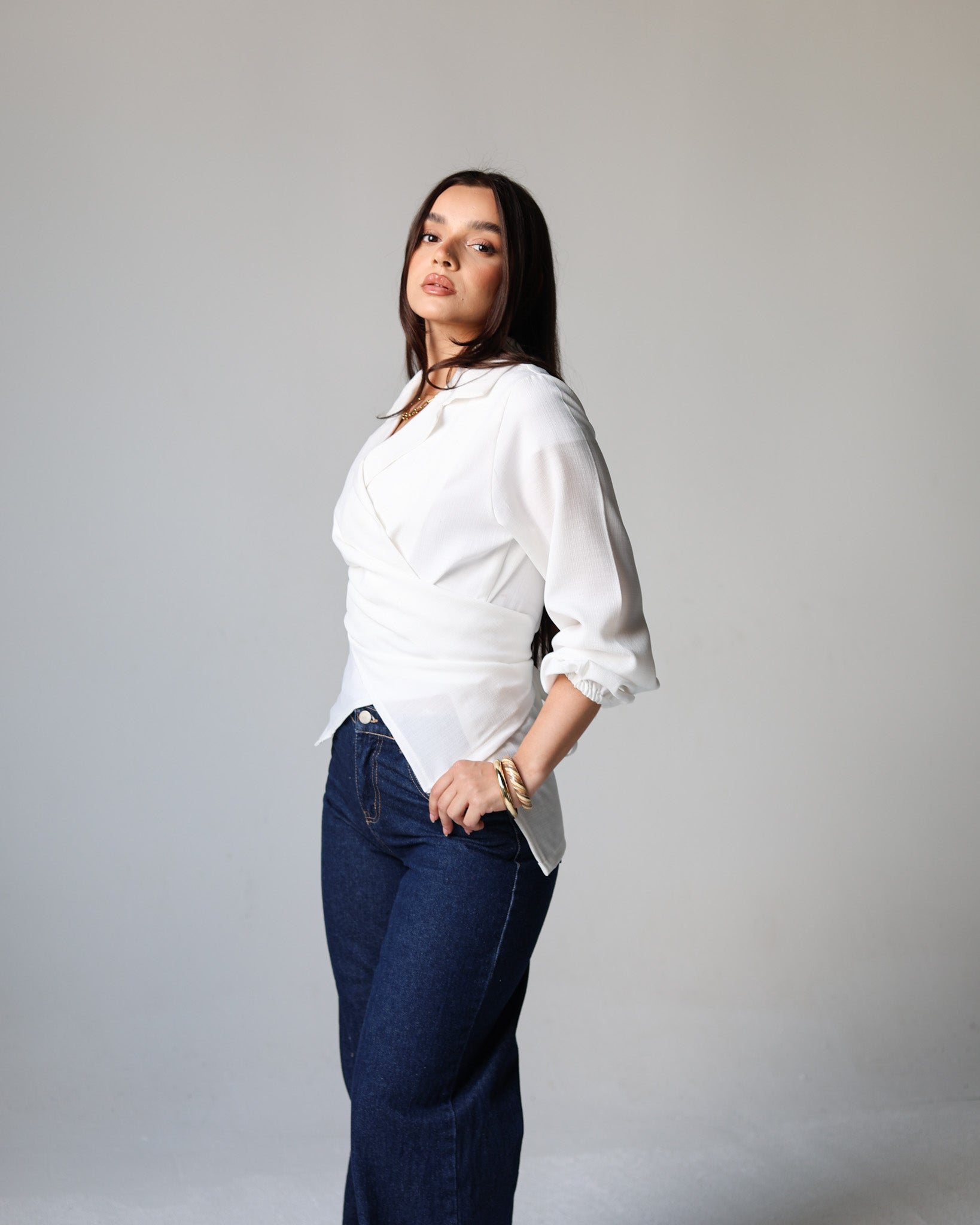 Wrapped Blouse