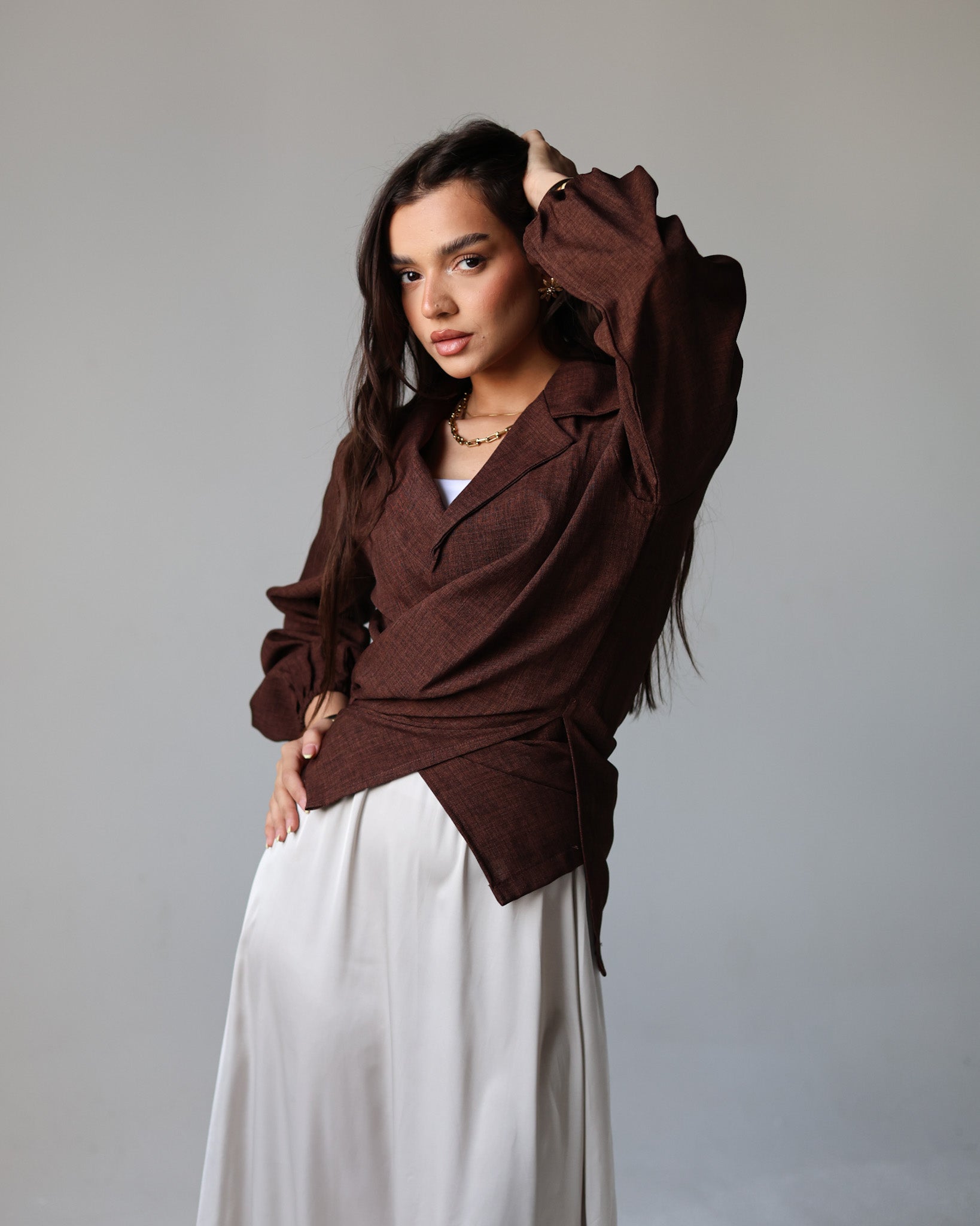 Wrapped Blouse
